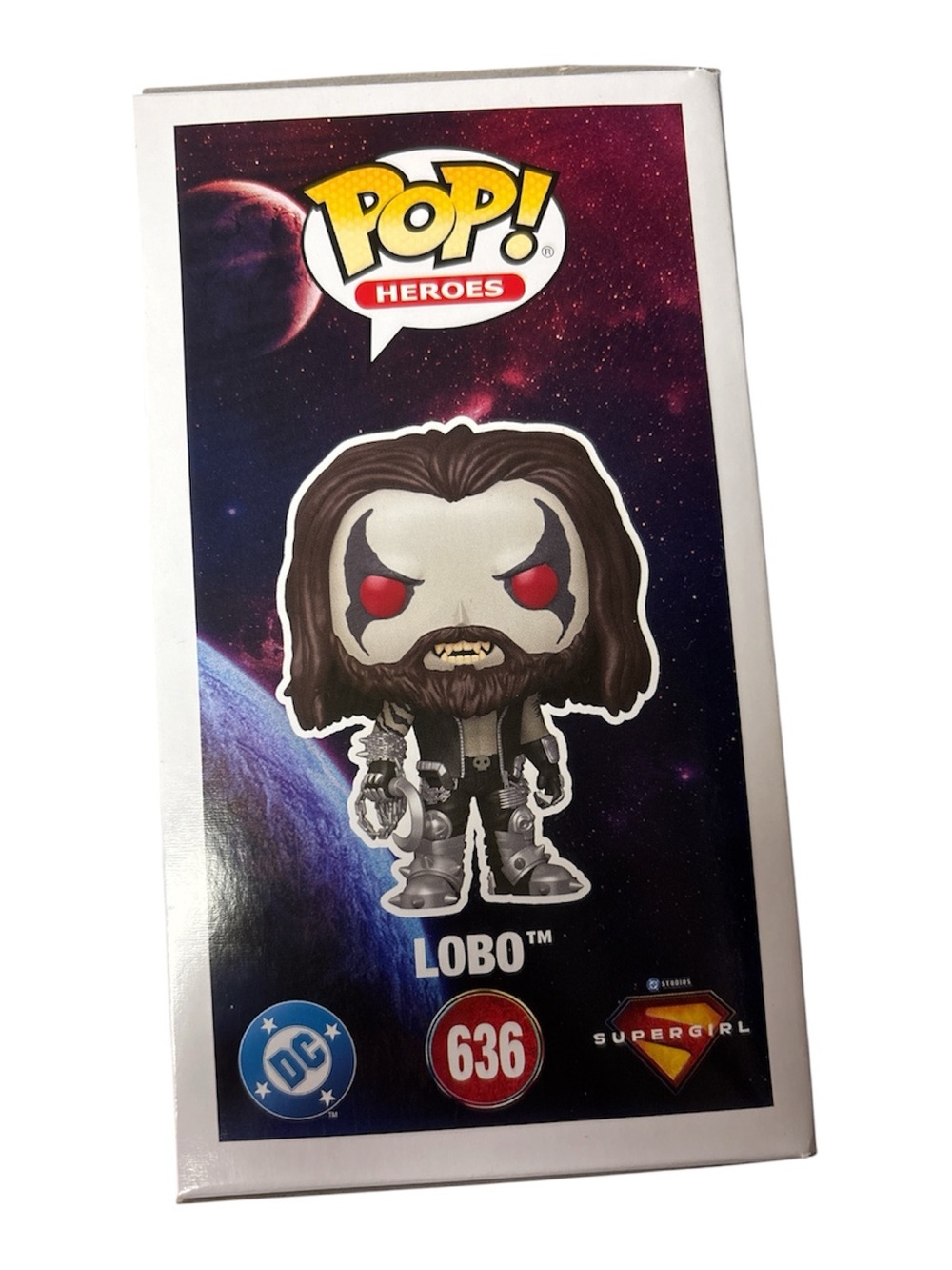 Lobo supergirl funk pop small tear on top of box - Picture 3 of 5